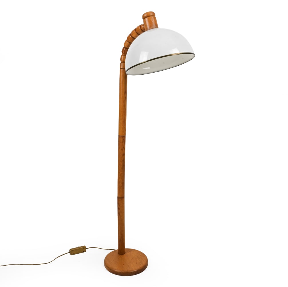 STEINHAUER DUTCH OAK FLOOR LAMP C. 1970S (1 of 16)