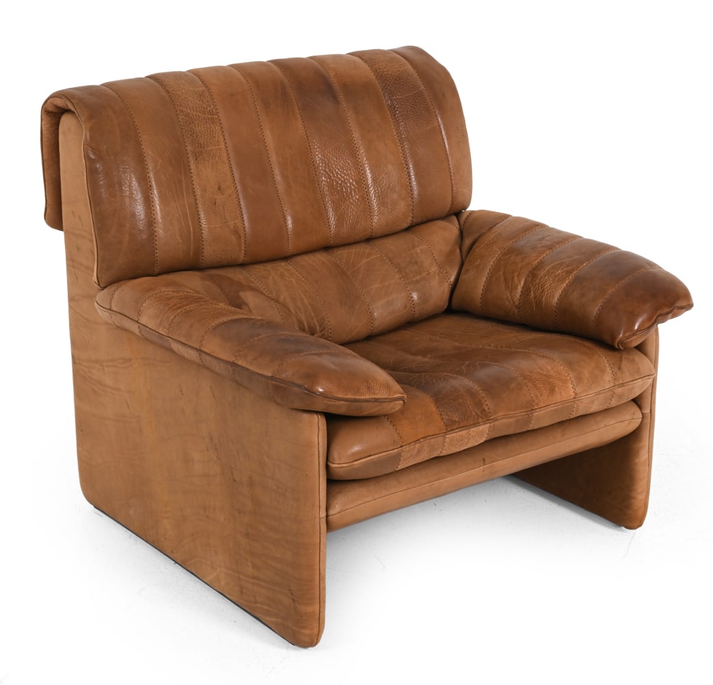 DE SEDE DS-86 LEATHER LOUNGE CHAIR C. 1970S (1 of 12)