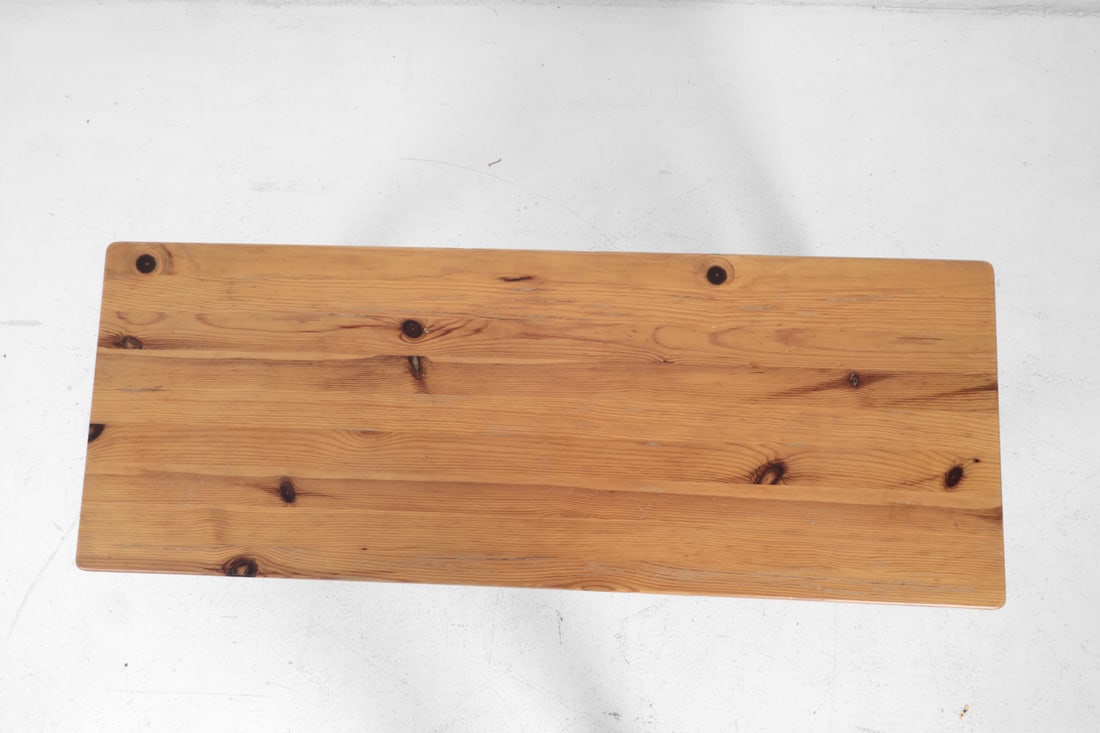SCANDINAVIAN PINE BENCH C. 1970S - 6