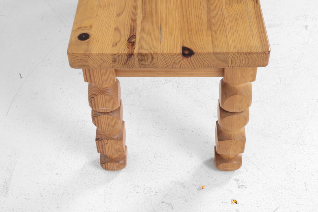 SCANDINAVIAN PINE BENCH C. 1970S - 8