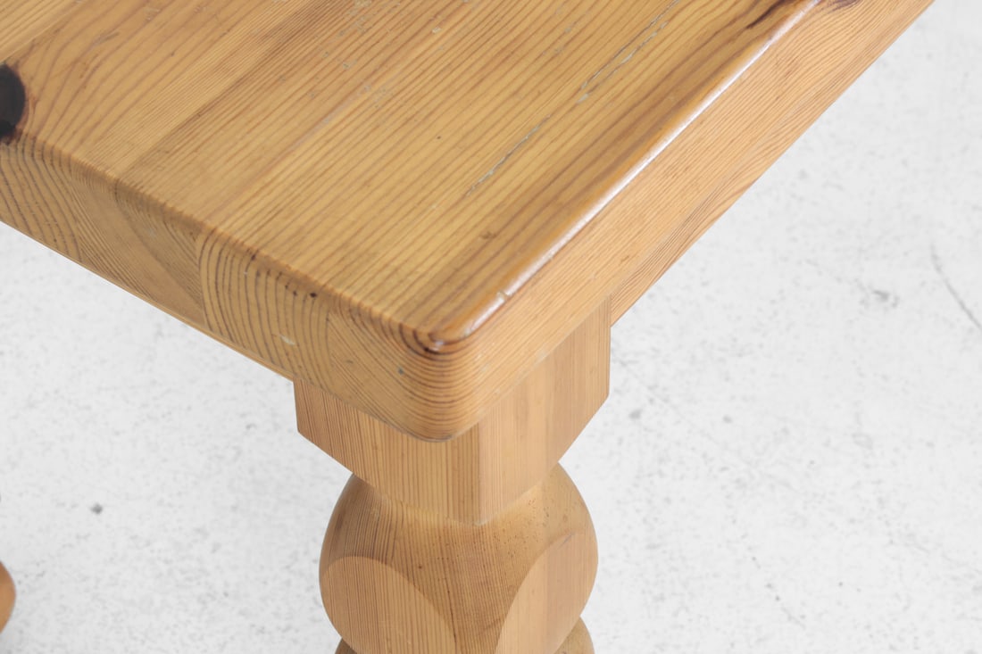 SCANDINAVIAN PINE BENCH C. 1970S - 9