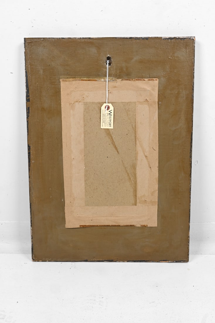 DECORATIVE FIGURATIVE FRAMED WALL MIRROR - 13