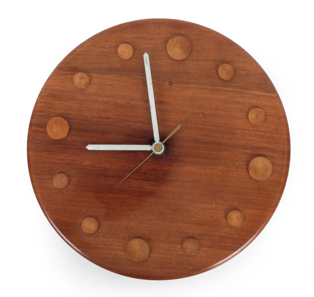JUNGHANS WEST GERMAN TEAK WALL CLOCK C. 1970S (1 of 7)