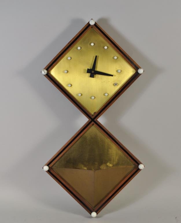 GEORGE NELSON KITE CLOCK: Dimension: H 27" X L 14"