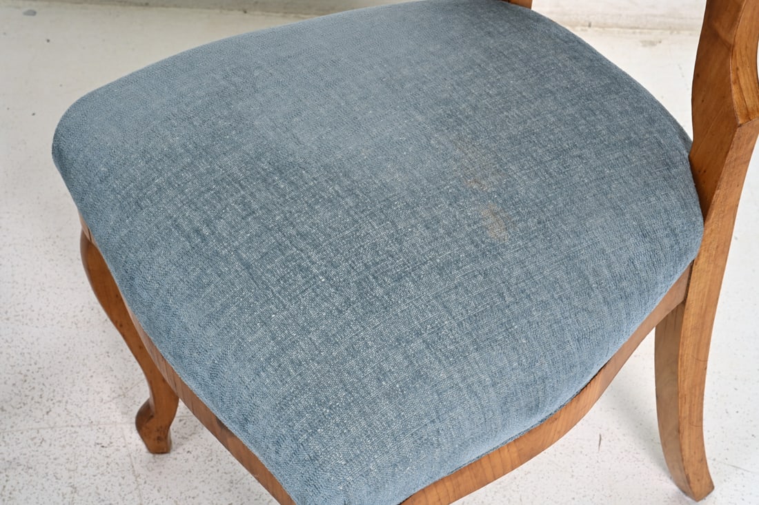 (6) ROCOCO STYLE BIRCH DINING CHAIRS - 5