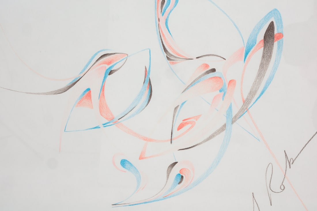 ABSTRACT COLOR DRAWING - 4