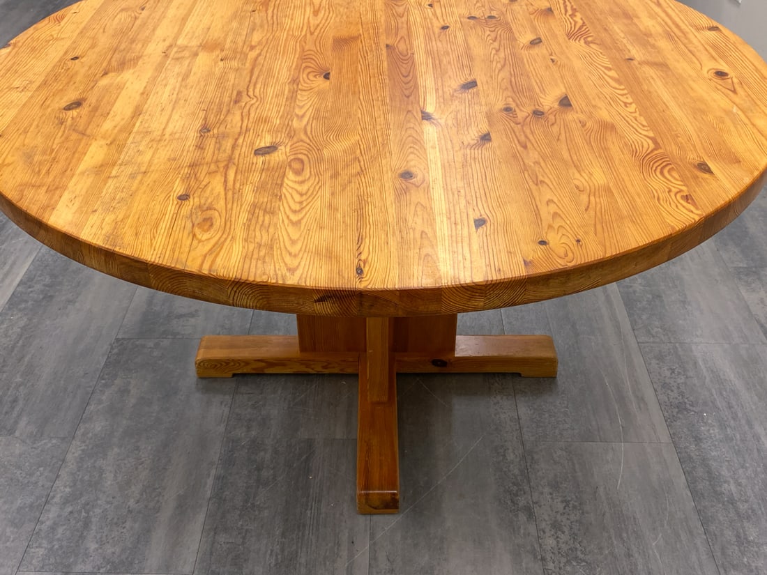 ATTR. RAINER DAUMILLER DANISH PINE DINING TABLE - 9