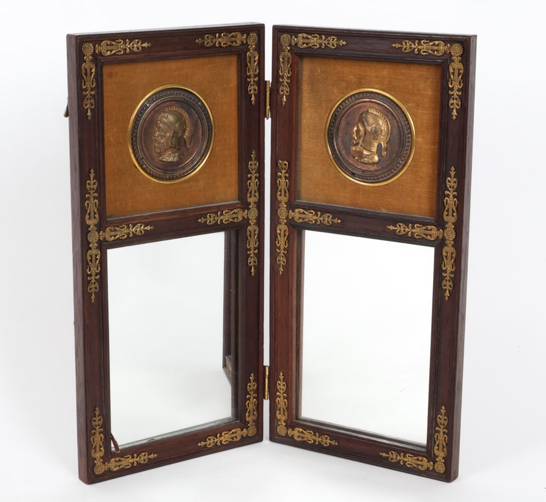FRENCH EMPIRE STYLE FOLDING TABLE SCREEN - 2