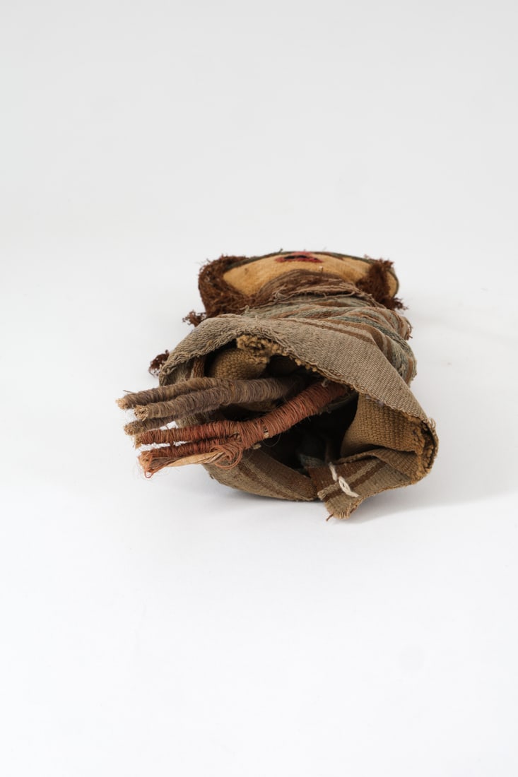 PERUVIAN CHANCAY STYLE FUNERARY DOLL - 11