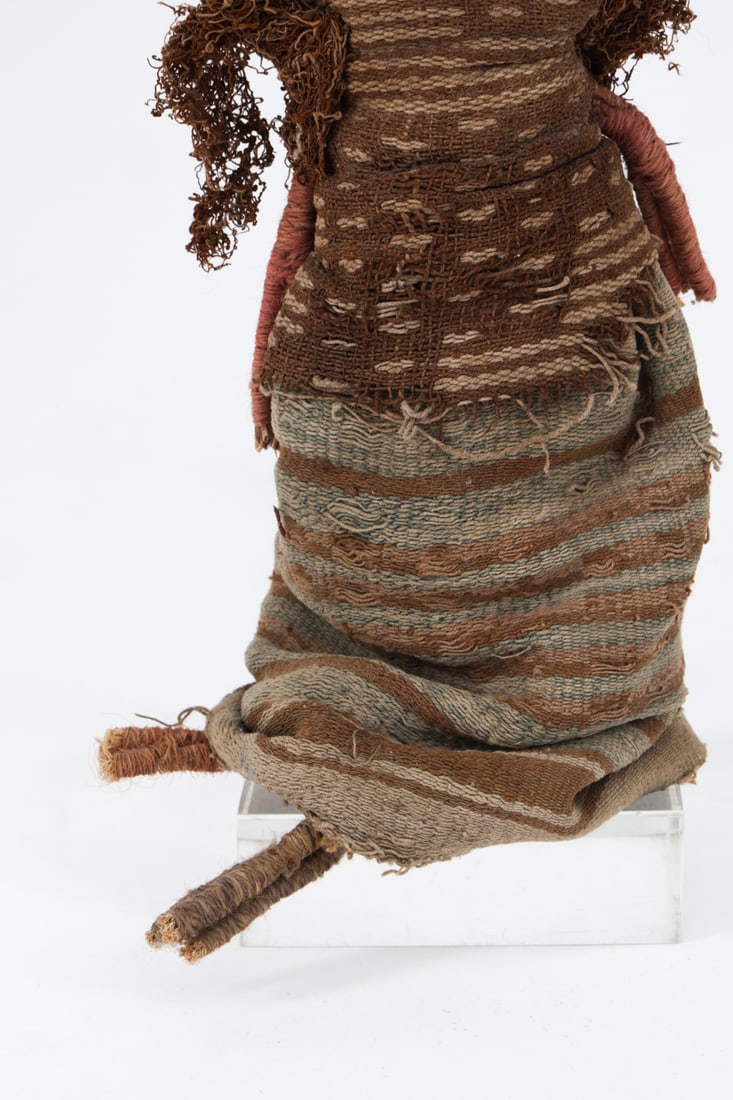 PERUVIAN CHANCAY STYLE FUNERARY DOLL - 5