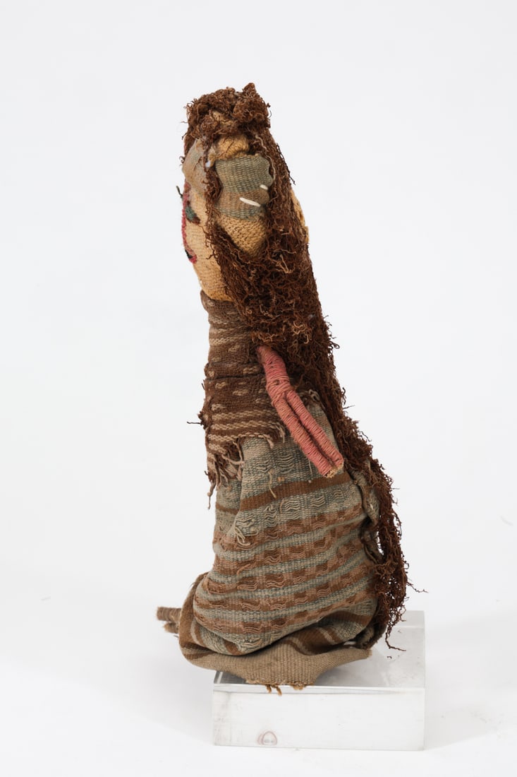PERUVIAN CHANCAY STYLE FUNERARY DOLL - 6