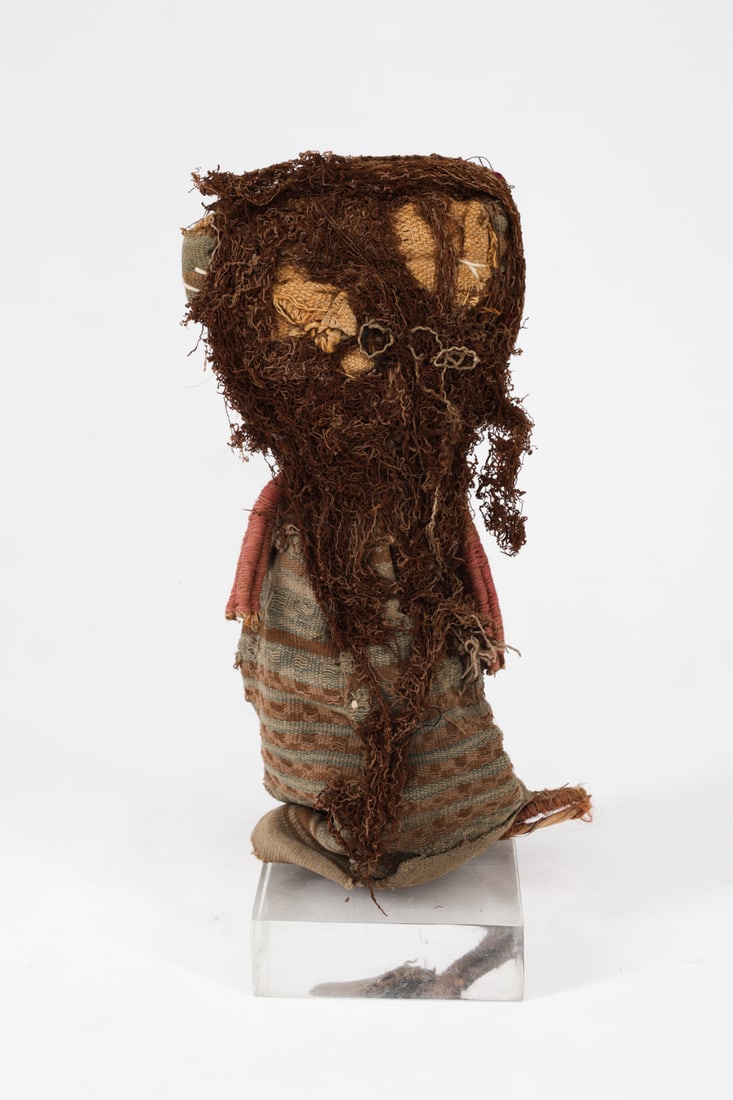 PERUVIAN CHANCAY STYLE FUNERARY DOLL - 7