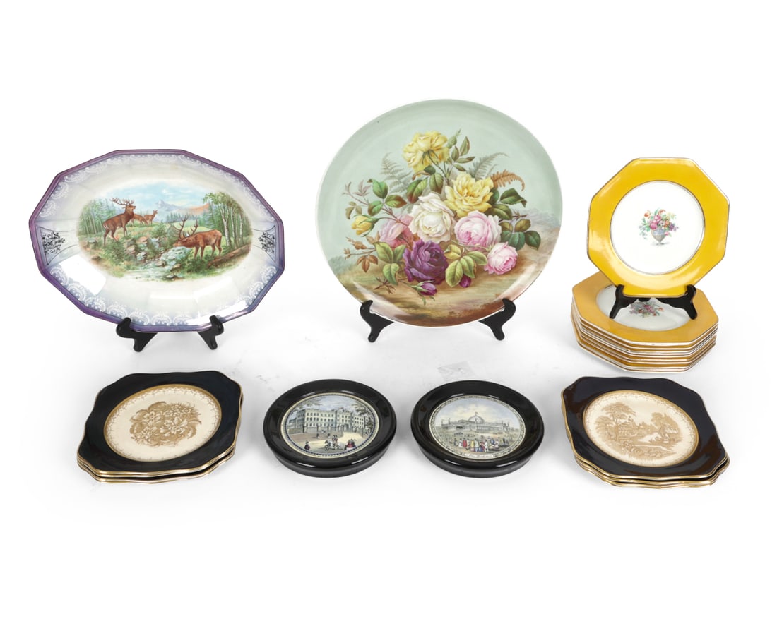 DECORATIVE PORCELAIN GROUPING - 2