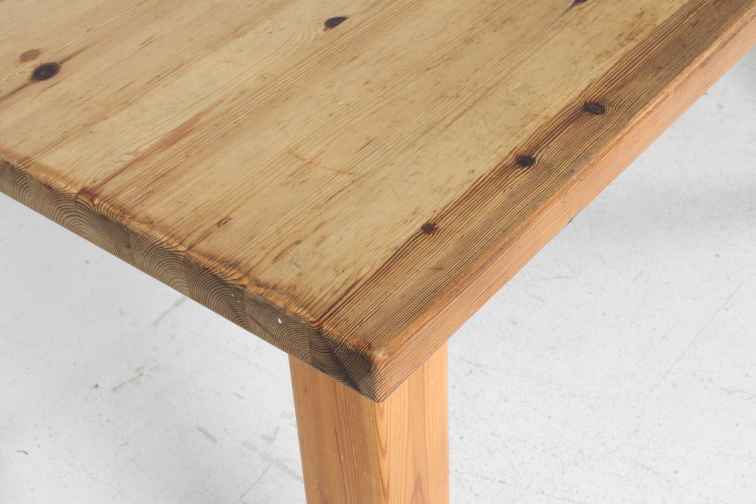 SCANDINAVIAN PINE EXTENDING DINING TABLE C. 1970S - 8