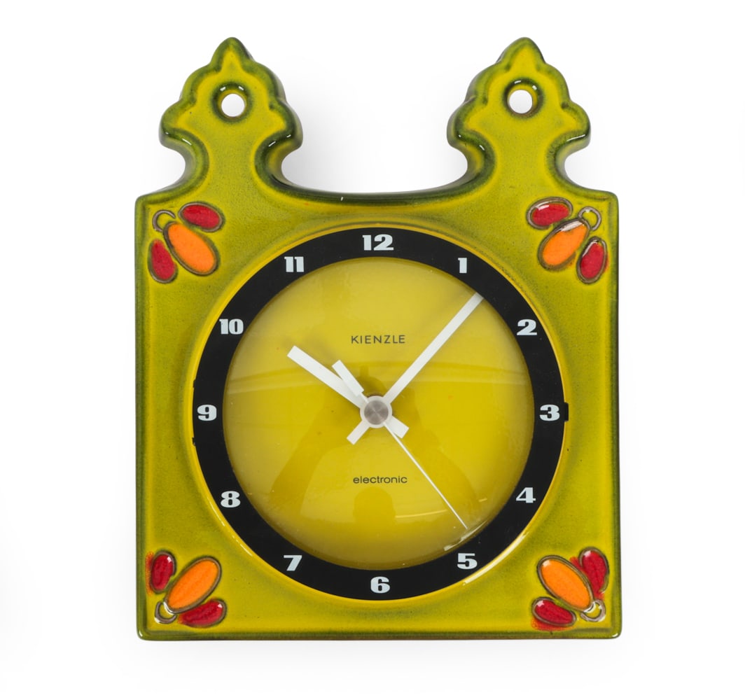 KIENZLE GERMAN CERAMIC KITCHEN CLOCK - 2