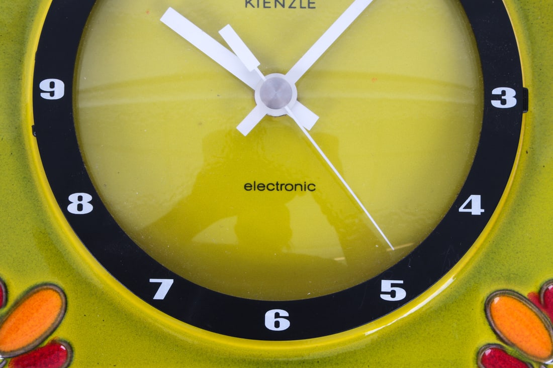 KIENZLE GERMAN CERAMIC KITCHEN CLOCK - 7