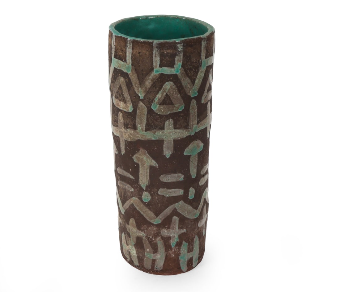 STUDIO CERAMIC VASE C. 1970S - 2