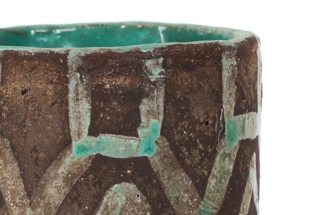 STUDIO CERAMIC VASE C. 1970S - 3