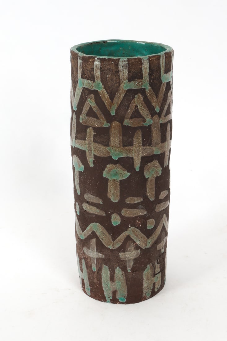 STUDIO CERAMIC VASE C. 1970S - 5