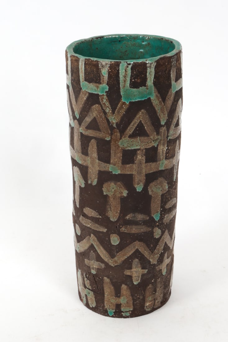STUDIO CERAMIC VASE C. 1970S - 6