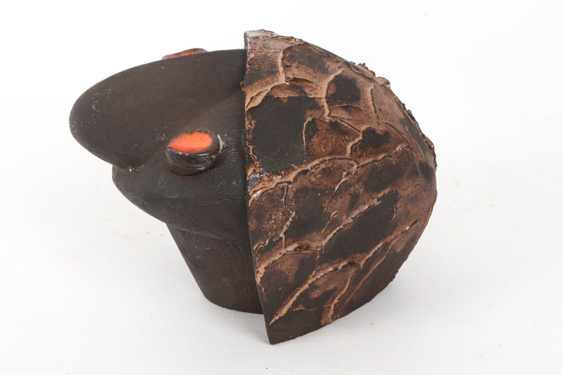 STUDIO CERAMIC FACE SCULPTURE - 5