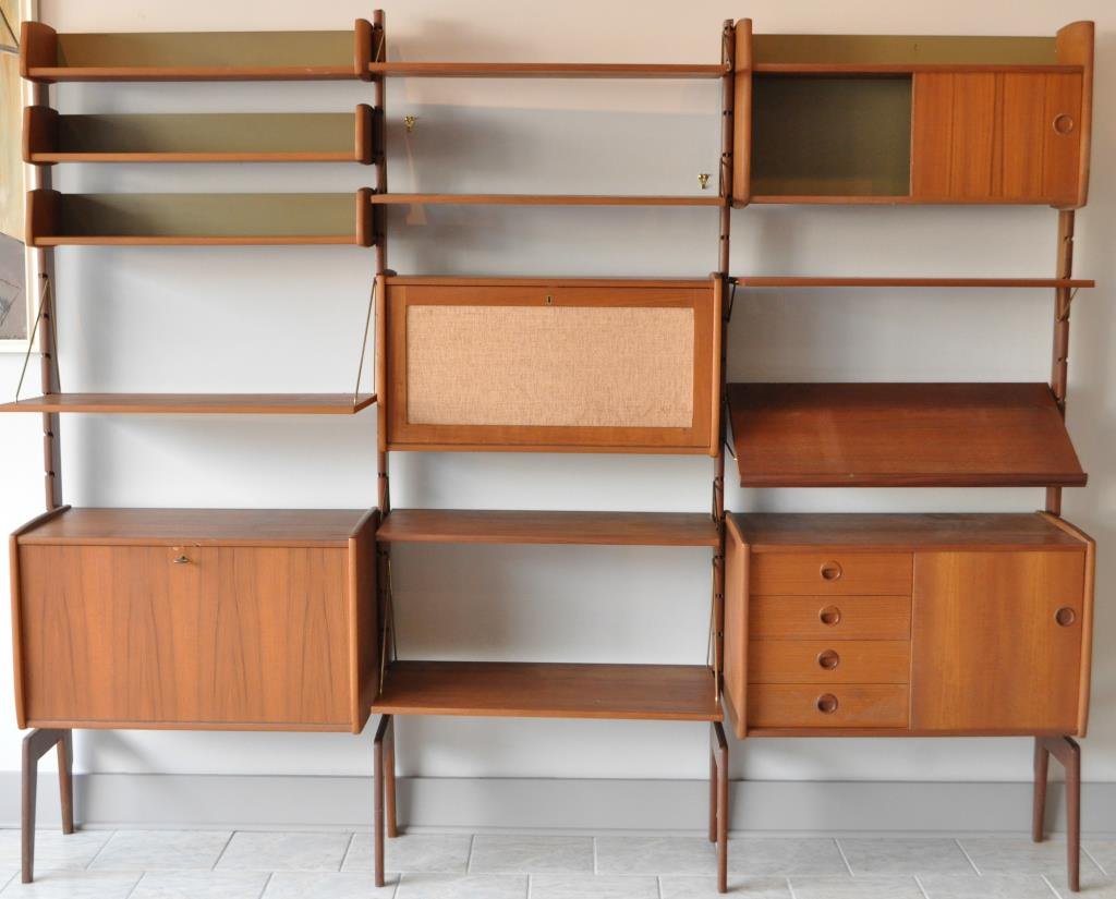 Freestanding Danish Wall Unit Attri Poul Cadovius