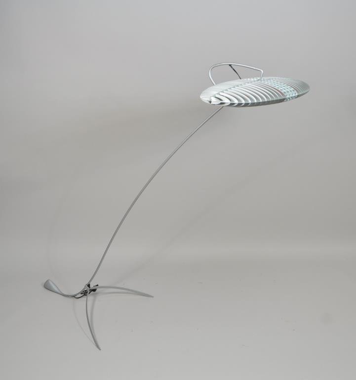 1989 ALBERTO MEDA TITANIA FLOOR LAMP: Dimension: H 56" Condition: good Signed.