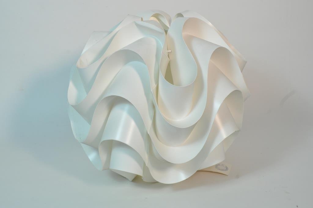 LE KLINT MID-CENTURY HANGING PENDENT LAMP SHADE: APPROX 12" TALL X 14" DIAMETERONSITE WAREHOUSE AUCTION, ITEMS MUST BE PICKED UP WITHIN 7 DAYS AFTER THE AUCTION, ALL ITEMS LEFT PAST THAT DAY WILL BE ABANDONED