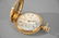 14K GOLD LADIES ELGIN HUNTING CASE POCKETWATCH - 5