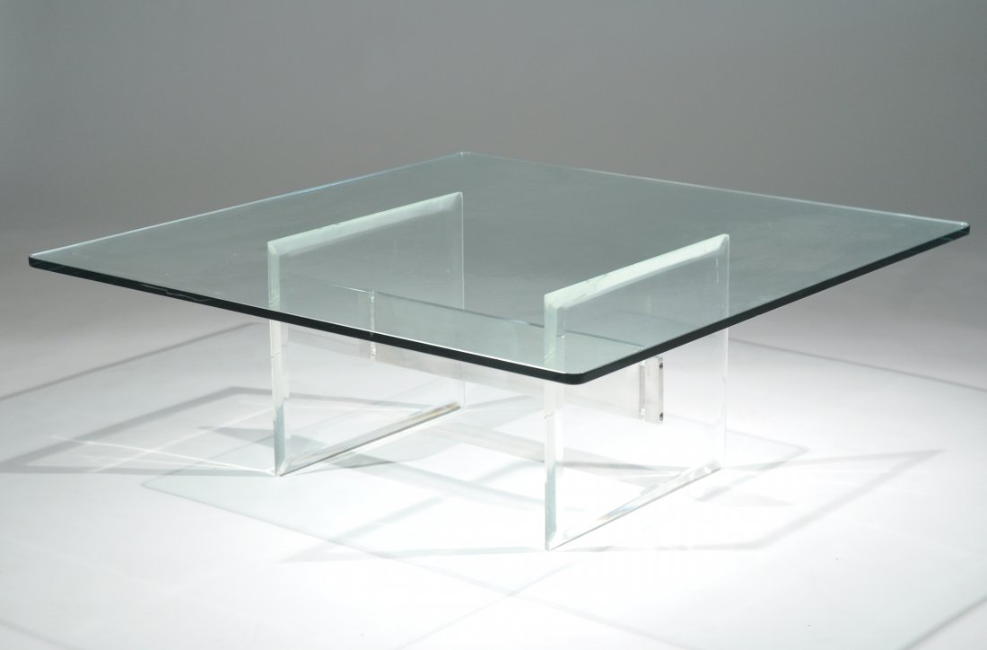 Lucite Coffee Table Base : 2 1970 S Lucite Coffee Table Base Hemispheres Apr 08 2021 Westport Auction In Ct / Stunning coffee table base of lucite, beveled mirror and chrome.