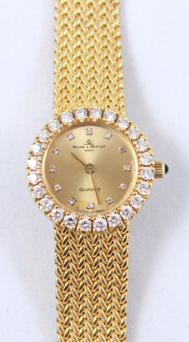 philip mercier watch 18k gold electroplated