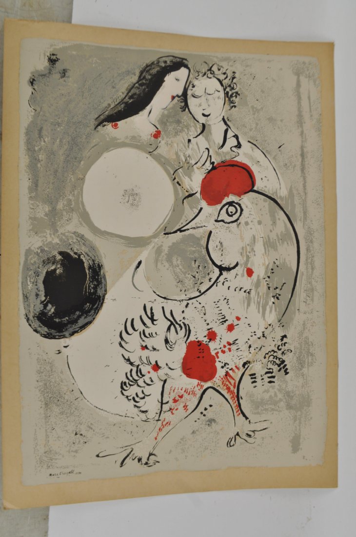 MARC CHAGALL SILKSCREEN PRINT: H 31" W 22.5"Note: All items are sold as-is, where-is. Any condition report is a courtesy to the buyer and should not be taken as fact. Please contact the auction house with any specific questions.