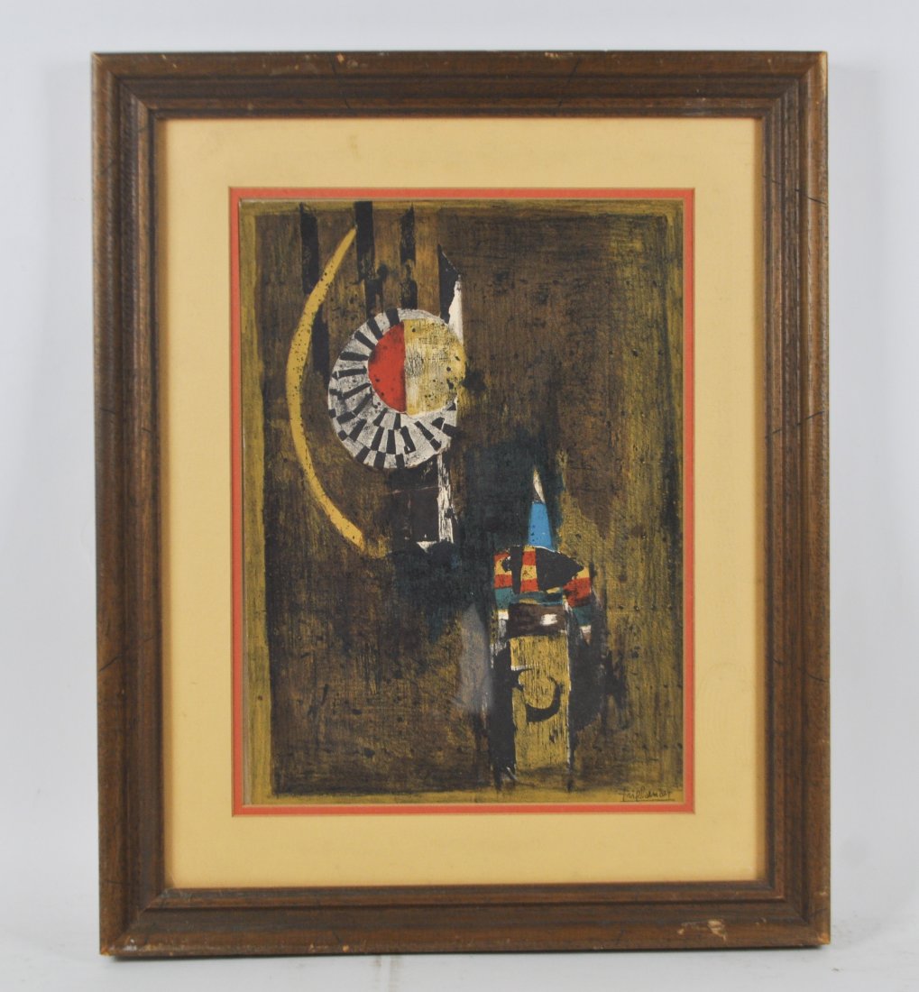JOHNNY FRIEDLAENDER (GERMAN, B. 1912) LITHO: H 22" W 18"Note: All items are sold as-is, where-is. Any condition report is a courtesy to the buyer and should not be taken as fact. Please contact the auction house with any specific questions.