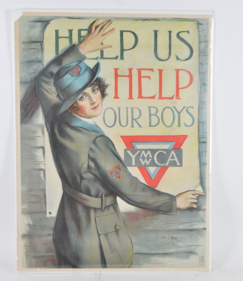 WILLIAM HASKEL COFFIN WARTIME LITHOGRAPH: H 28.5" W 21.5"Note: All items are sold as-is, where-is. Any condition report is a courtesy to the buyer and should not be taken as fact. Please contact the auction house with any specific questions.