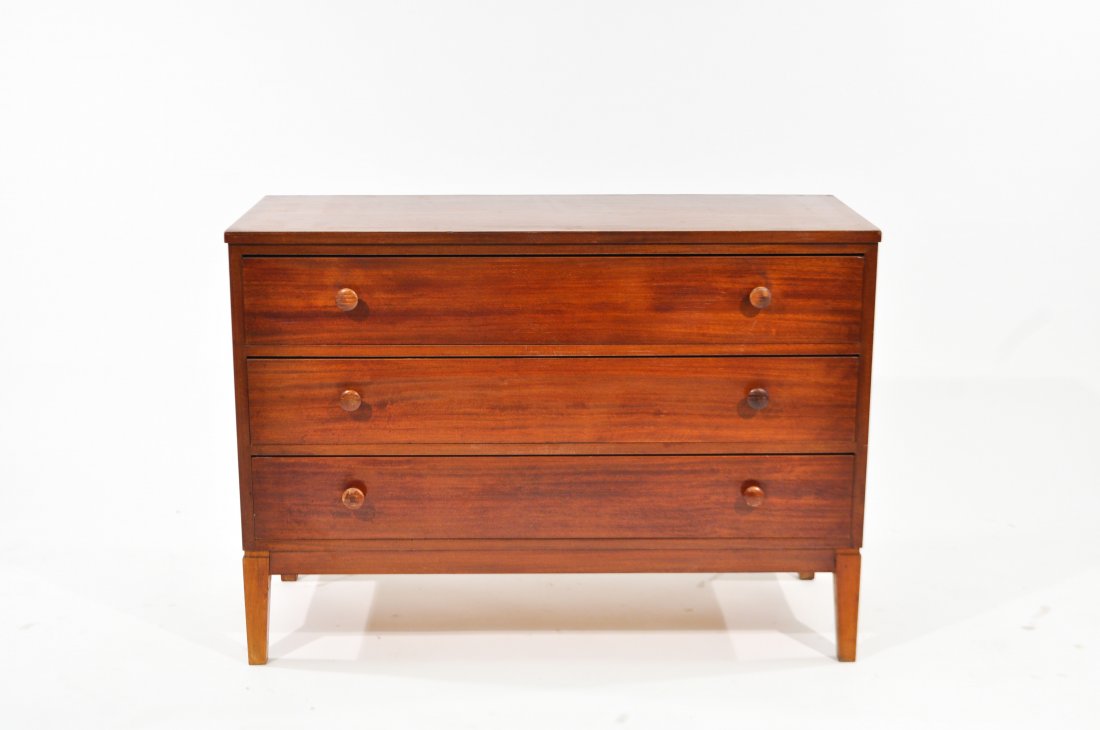 CUBAN MAHOGANY CHEST: Dimensions: H 28.5" x W 40" x D 16"Condition: good, some wear to finish