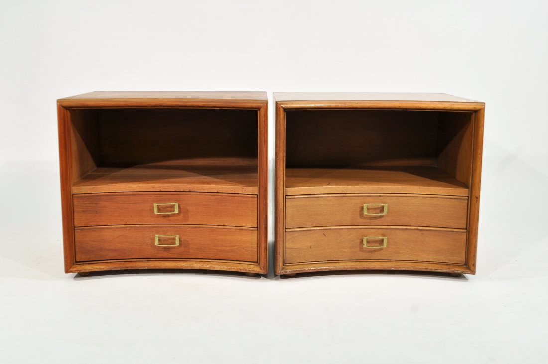 PAIR OF PAUL FRANKL; JOHN STUART NIGHTSTANDS (1 of 9)