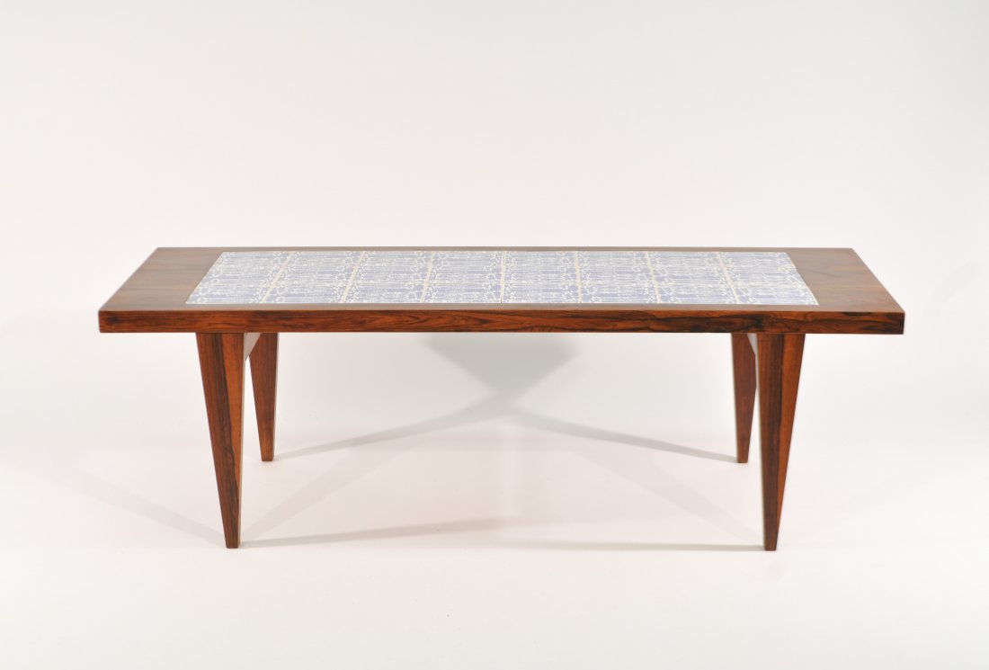 DANISH ROSEWOOD TILE TOP COFFEE TABLE (1 of 8)