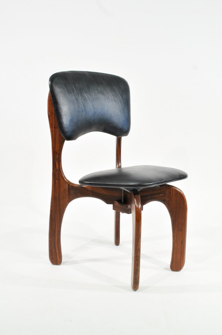 DON SHOEMAKER ROSEWOOD SIDE CHAIR (1 of 10)