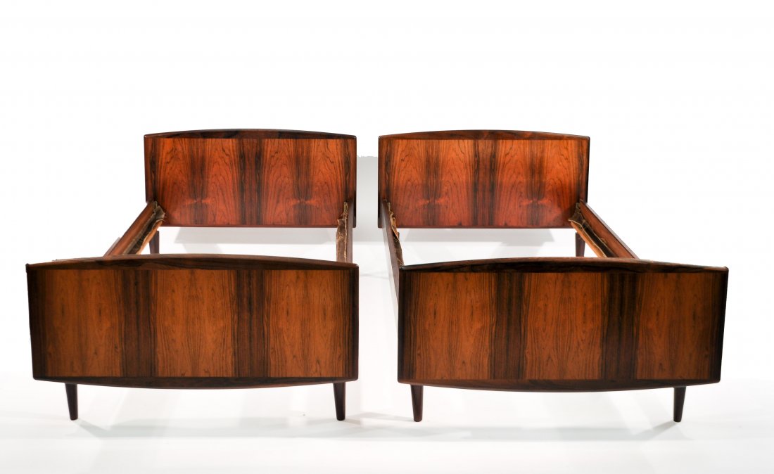 (2) DANISH ROSEWOOD TWIN BEDS (1 of 9)