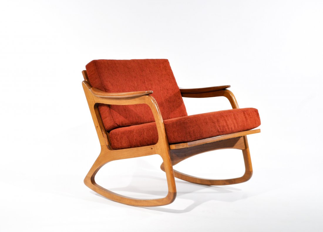 DANISH STYLE MID-CENTURY ROCKING CHAIR (1 of 10)
