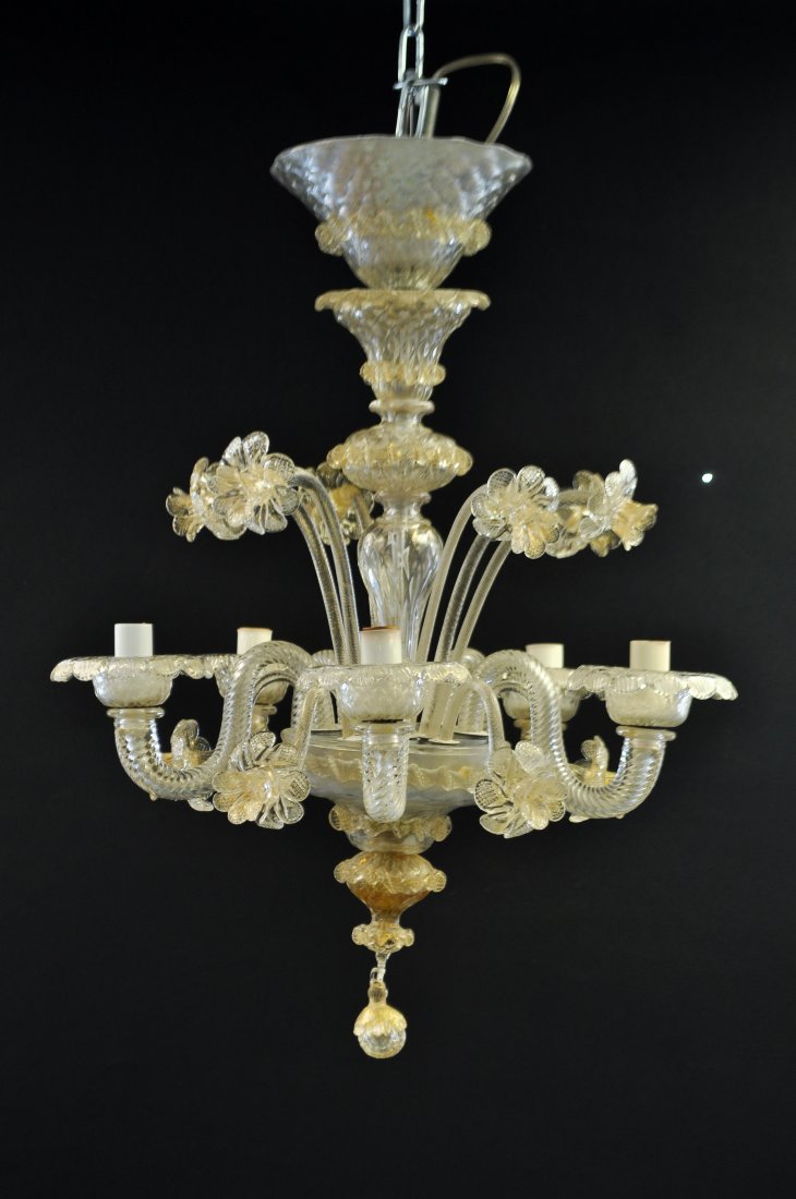SEGUSO GLASS CHANDELIER (1 of 10)