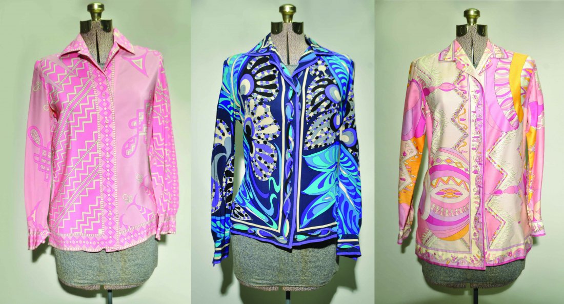 (3) VINTAGE EMILIO PUCCI LADIES SHIRTS (1 of 9)