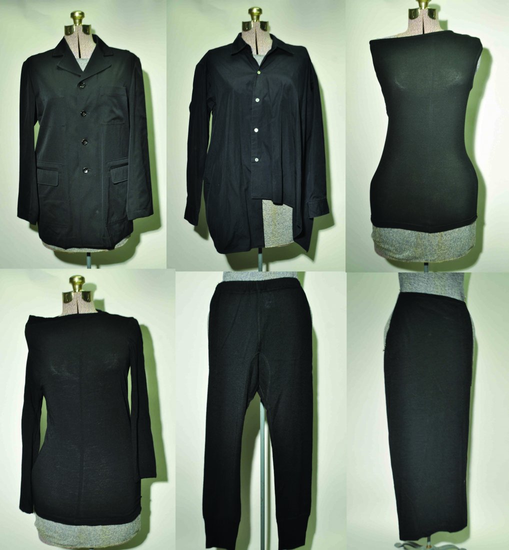 COMME DES GARCONS LADIES BLACK CLOTHING GROUPING (1 of 7)