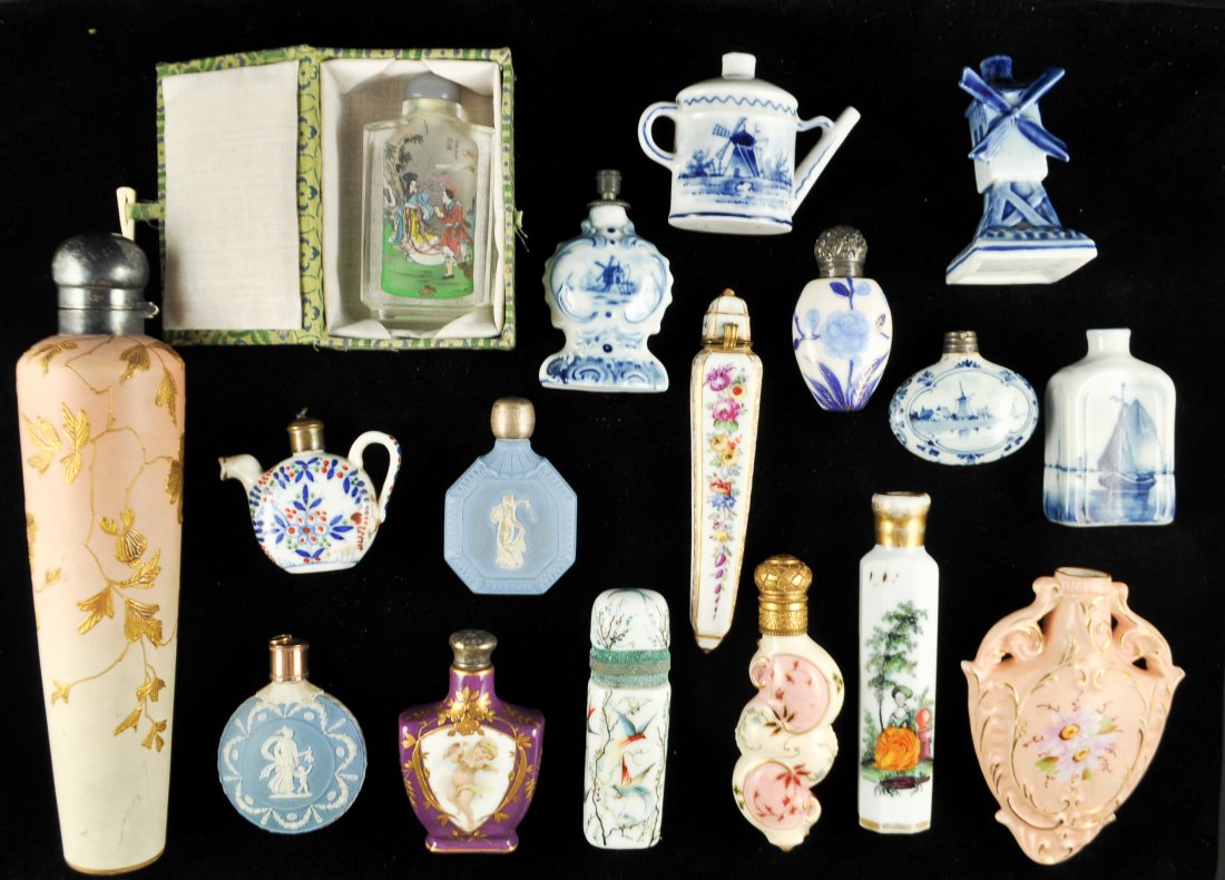 LARGE GROUPING OF PERFUME BOTTLES (1 of 9)