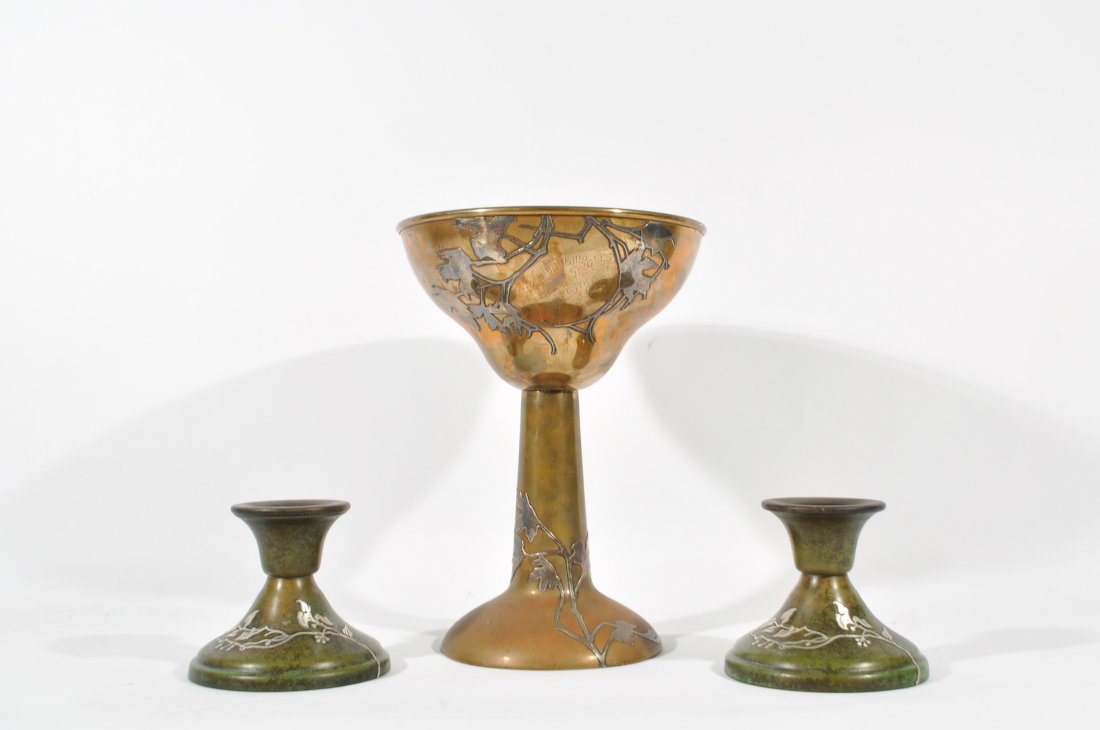 SILVER OVERLAY BRONZE GROUP (1 of 9)