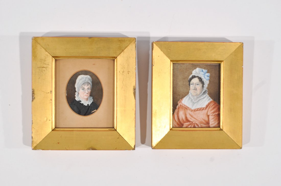 (2) VICTORIAN MINIATURE PORTRAITS (1 of 4)