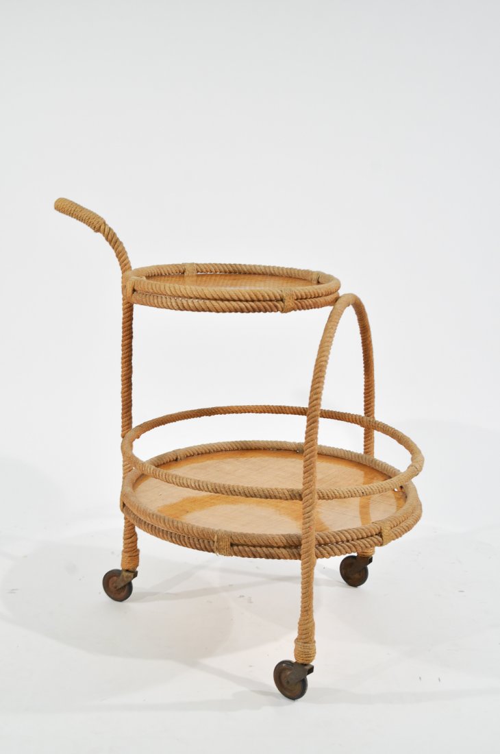 ADRIEN AUDOUX & FRIDA MINET TIERED ROPE BAR CART (1 of 8)