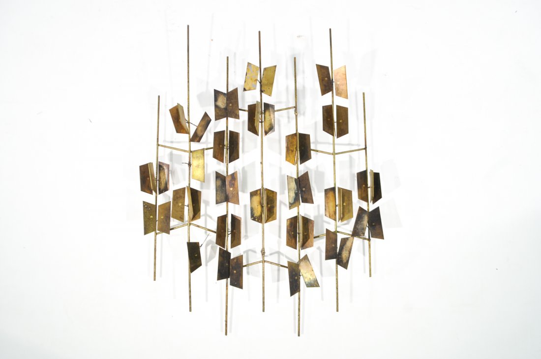 CURTIS JERE MID-CENTURY WALL SCULPTURE (1 of 8)