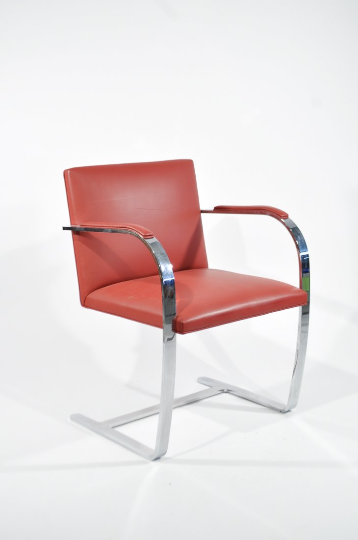 MIES VAN DER ROHE; KNOLL FLATBAR BRNO CHAIR (1 of 8)