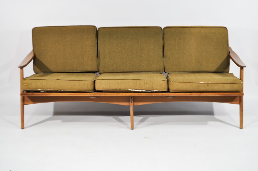 DANISH MODERN TEAK SOFA (1 of 8)